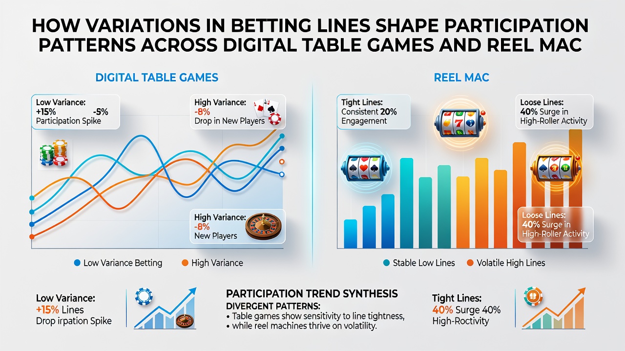 Close-up of reel machine screen highlighting multiple payline selections and bet amount variations